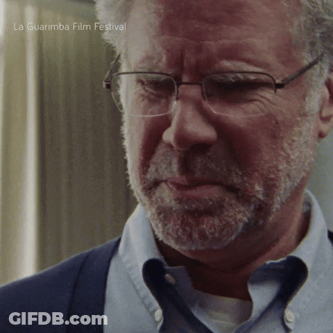 A Man With Glasses And A Beard Is In A La Guarimba Film Festival GIF