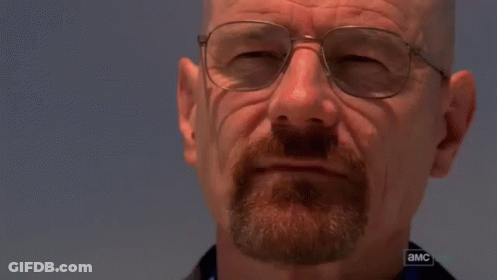 A Man With Glasses And A Beard Is Making A Face . GIF