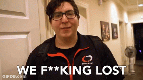 A Man With Glasses And A Jacket That Says Complexity On It GIF
