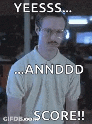 A Man With Glasses And A Mustache Is Wearing A White Shirt And A White Shirt . GIF