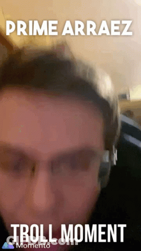 A Man With Glasses And Headphones Says Prime Arraez GIF