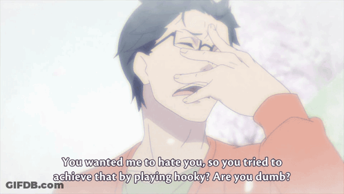 A Man With Glasses And The Words Who Would Ditch Their Own Kid Just Because He Retreaded Into His Shell GIF
