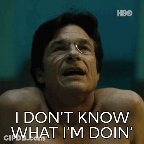 A Man With Glasses Says I Don T Know What I 'M Doin GIF