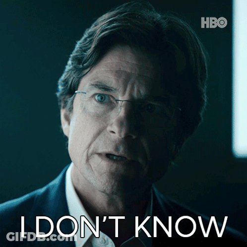 A Man With Glasses Says I Don T Know GIF