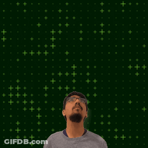 A Man With Glasses Stands In Front Of A Green Background With The Number 20 On It GIF