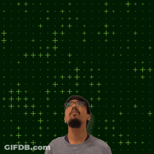 A Man With Glasses Stands In Front Of A Green Background With The Number 20 On It GIF