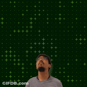 A Man With Glasses Stands In Front Of A Green Background With The Number 20 On It GIF
