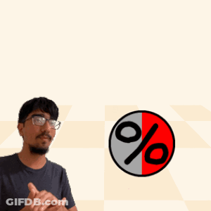 A Man With Glasses Stands In Front Of A Sign That Says Centspeedy GIF