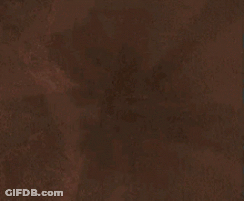 A Man With Gray Hair And A Beard Looks At The Camera With A Black Background GIF