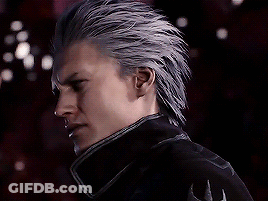 A Man With Gray Hair And A Black Jacket Is Looking At The Camera With A Serious Look On His Face . GIF