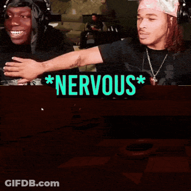 A Man With Headphones And A Bandana On His Head Says Feels The Aura GIF