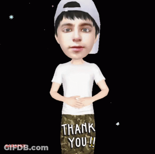 A Man With His Eyes Closed And His Hands On His Stomach Says Thank You GIF