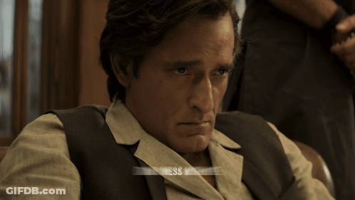 A Man With His Eyes Closed Has The Words " Don 'T Mess With Me " On His Face GIF