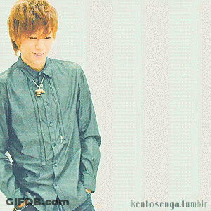 A Man With His Hands In His Pockets Stands In Front Of A White Background That Says Kentosenga.tumblr On It GIF