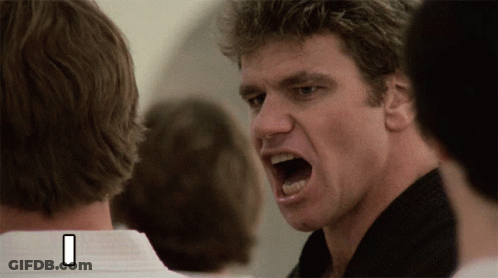 A Man With His Mouth Open And A Number 1 On The Bottom Right GIF