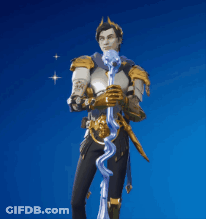 A Man With Horns On His Head Is Holding A Cane And A Microphone GIF
