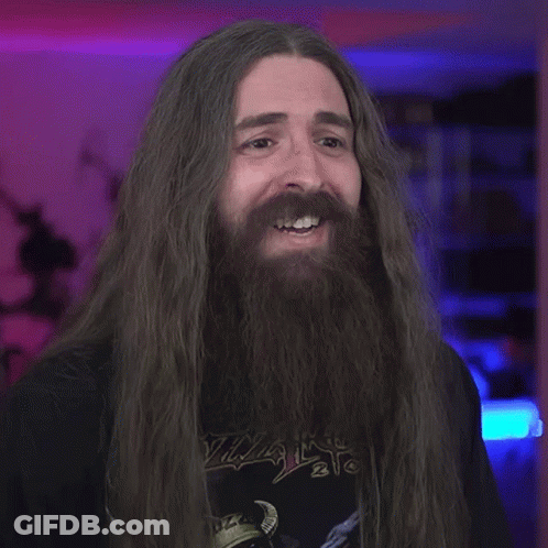 A Man With Long Hair And A Beard Asks What Is That GIF