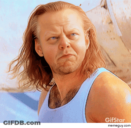 A Man With Long Hair And A Beard Is Shown On A Gif Star Meme Guy.com GIF
