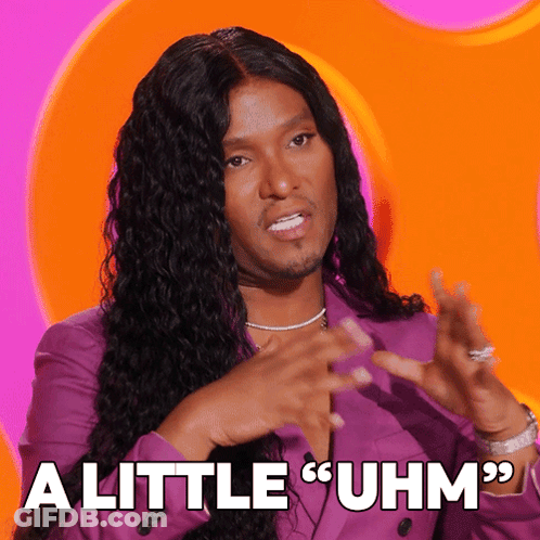A Man With Long Hair And A Beard Says " A Little Uhm " GIF
