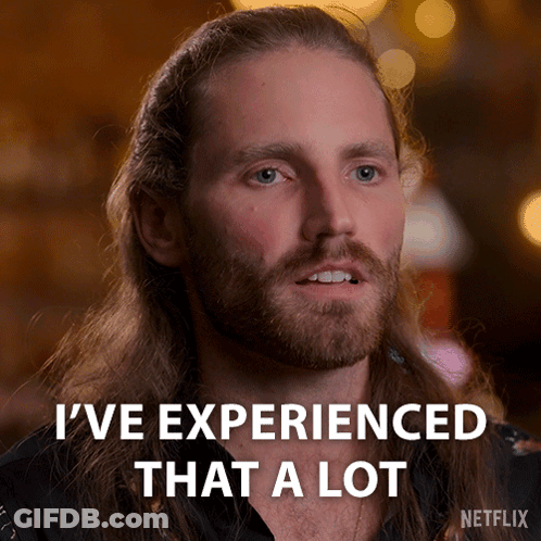 A Man With Long Hair And A Beard Says I Ve Experienced That A Lot GIF