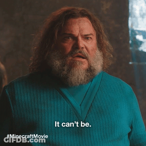 A Man With Long Hair And A Beard Says It Can 'T Be .. GIF