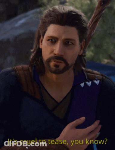A Man With Long Hair And A Beard Says It 'S Cruel To Tease GIF