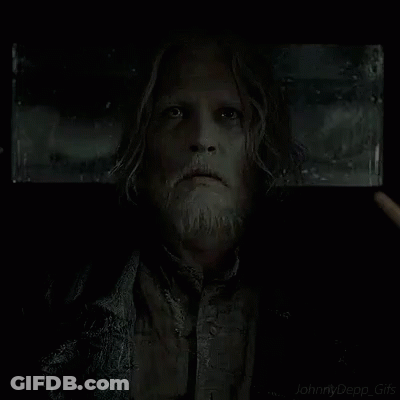 A Man With Long White Hair And A Beard Is Looking At The Camera In A Black And White Photo . GIF