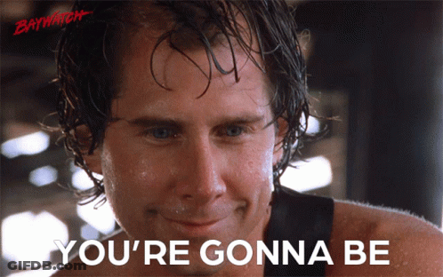 A Man With Sweat On His Face And The Words You 'Re Gonna Be On The Bottom GIF