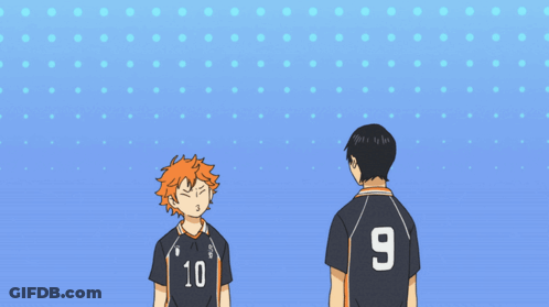 A Man With The Number 9 On His Shirt Is Standing Next To Another Man With The Number 10 On His Shirt GIF