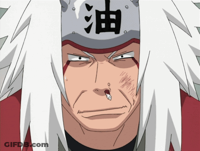 A Man With White Hair And A Hat With Chinese Writing On It GIF