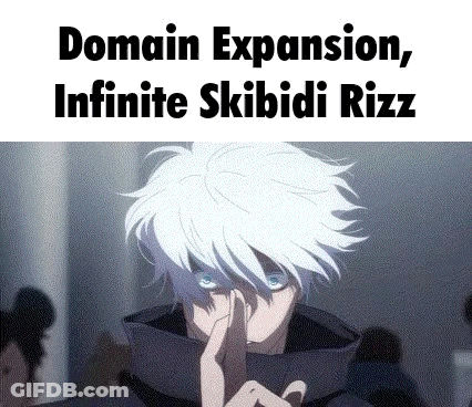A Man With White Hair And Blue Eyes Is Making A Funny Face With His Finger On His Lips . GIF