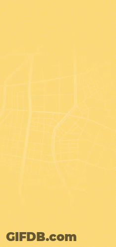 A Map Of A City With A White Line Going To The Center GIF