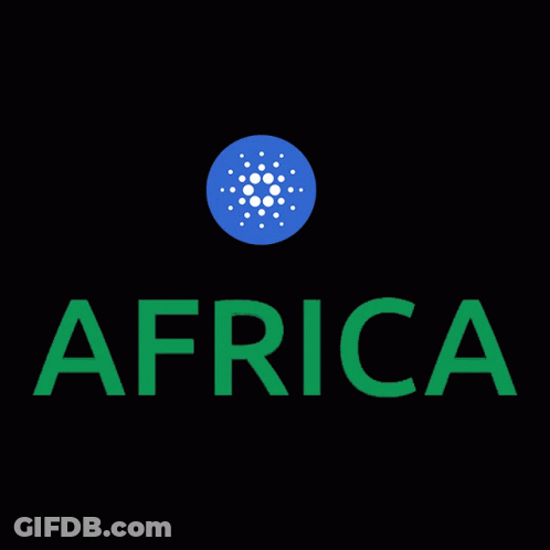 A Map Of Africa With The Word Africa In Green Letters GIF