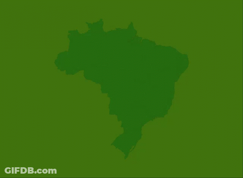 A Map Of Brazil Shows That There Are Two Trechos De Linhas De Transmissao GIF