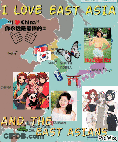 A Map Of East Asia And The East Asians GIF