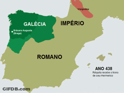 A Map Of Galicia Imperio And Cartaginese GIF