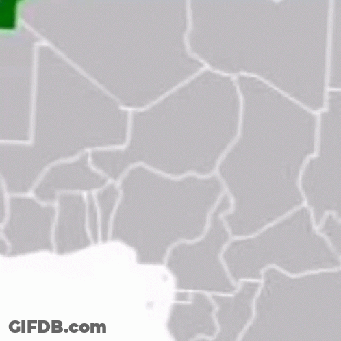 A Map Of The Moorish Empire Has A Yellow Star On It GIF