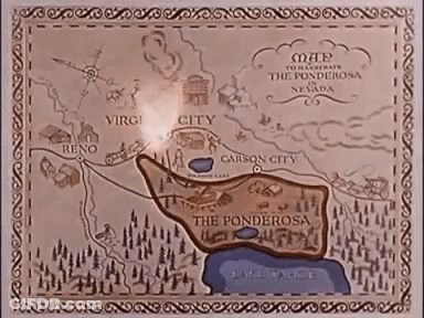 A Map Of The Ponderosa Area Of Nevada GIF
