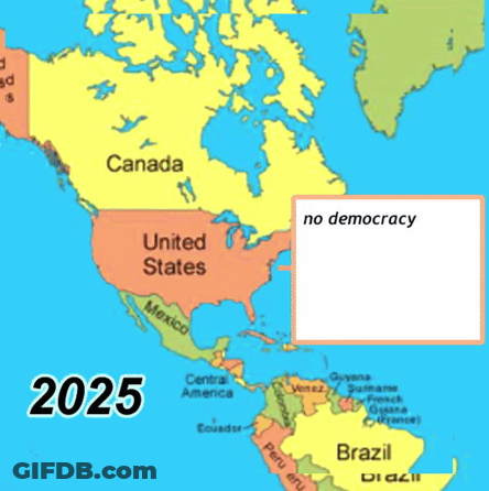 A Map Of The World With 2025 Written On It GIF