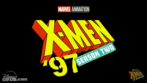 A Marvel Animation Logo For X-Men Season Two '97 GIF