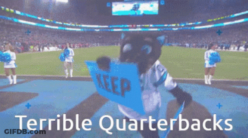 A Mascot Is Holding A Sign That Says " Keep " GIF