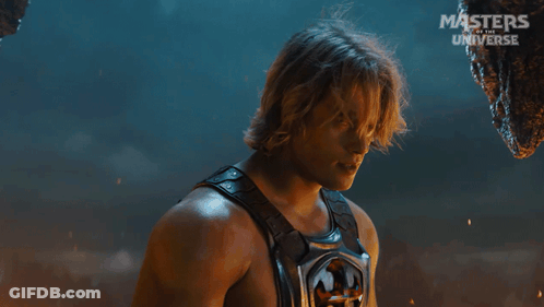 A Masters Of The Universe Poster With A Man In A Tank Top GIF