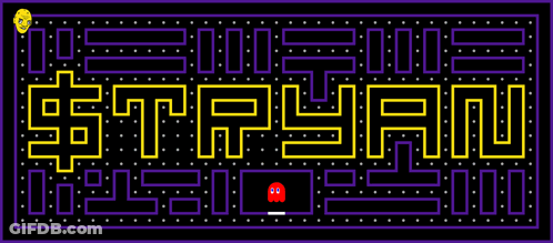 A Maze With A Yellow Face And The Words $ T = Jan GIF