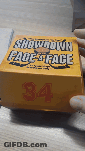 A Mcdonald 'S Showdown Face A Face Box GIF