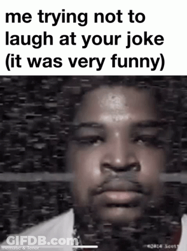 A Meme Of A Man Laughing At A Joke That Was Very Funny . GIF