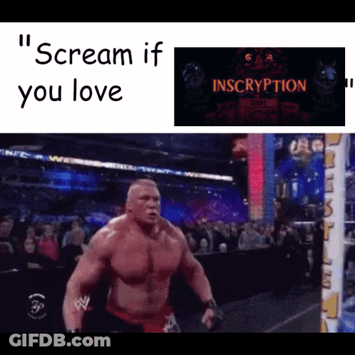 Wrestling Meme With Scream If You Love GIF