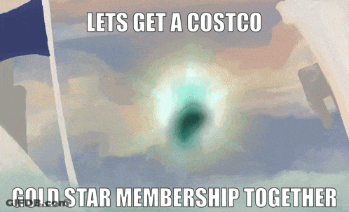 A Meme That Says Lets Get A Costco And Gold Star Membership Together GIF