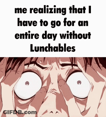Person Covering Face Realizing No Lunchables GIF