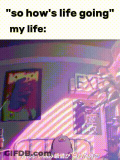 A Meme That Says ' So How 'S Life Going ' On It GIF