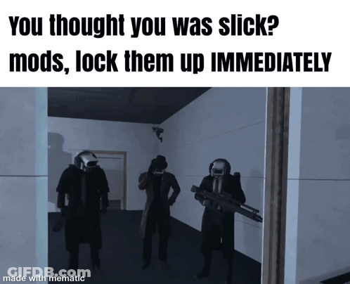 A Meme That Says " You Thought You Was Slick " GIF